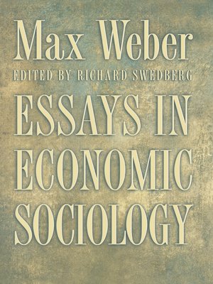 cover image of Essays in Economic Sociology
